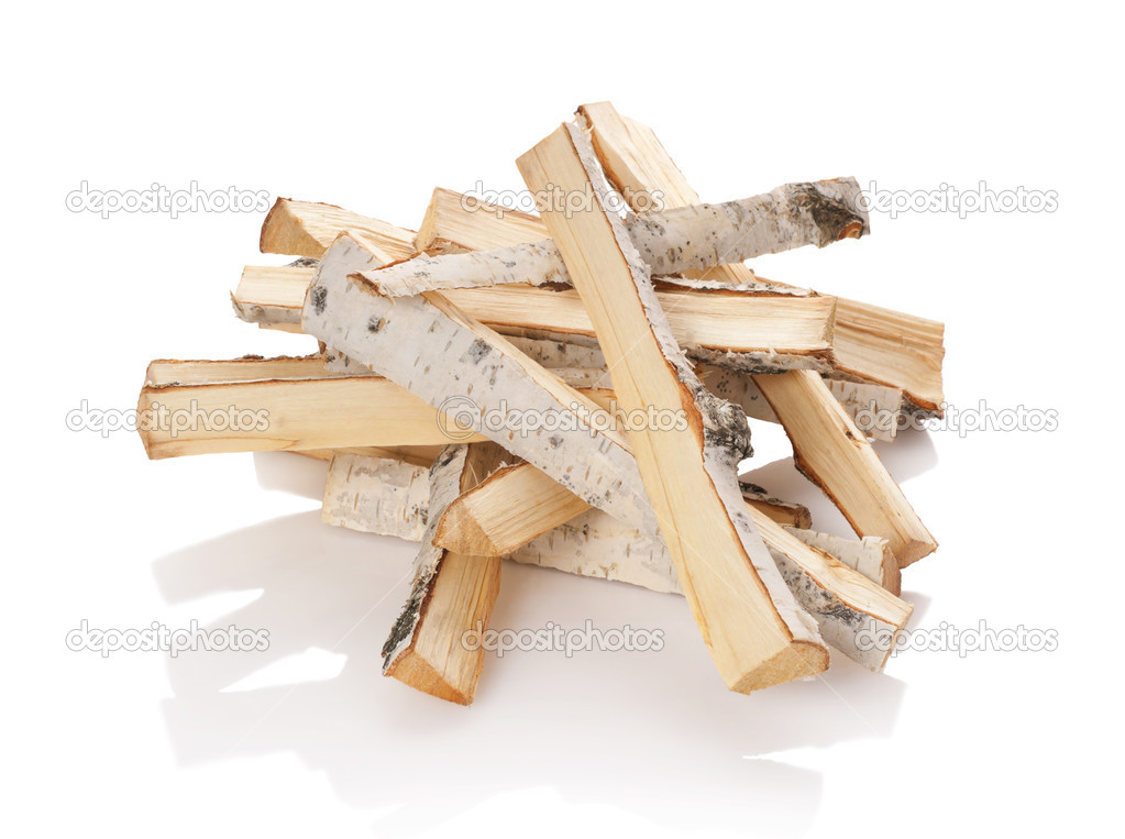 The logs of firewood