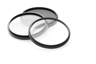 Optical filters on the digital camera clipart
