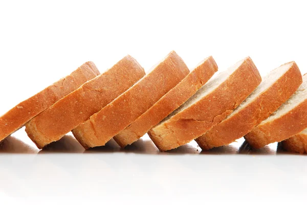 Cutting bread — Stock Photo, Image