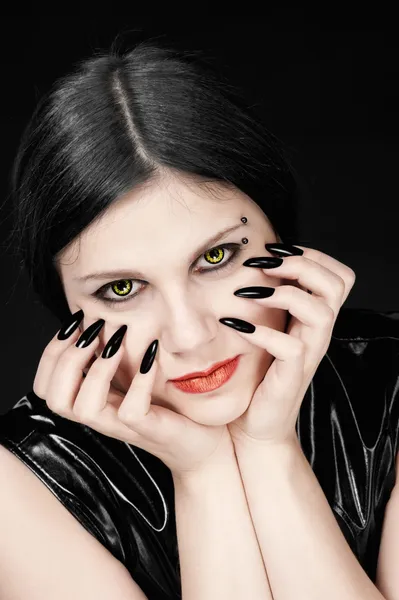 Gothic girl — Stock Photo, Image