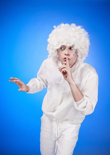 Uomo in costume — Foto Stock