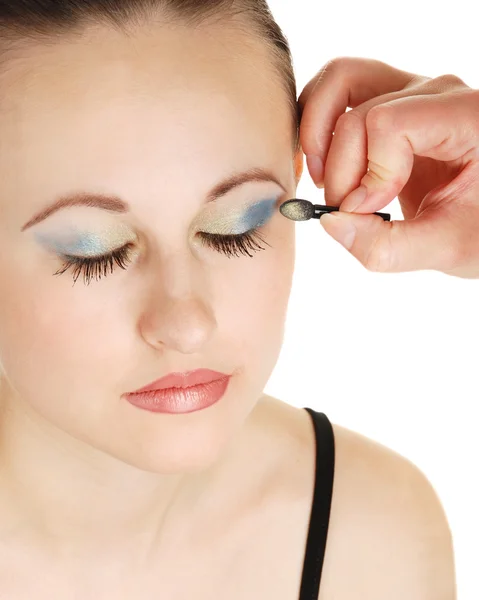 Make-up for the young girl — Stock Photo, Image