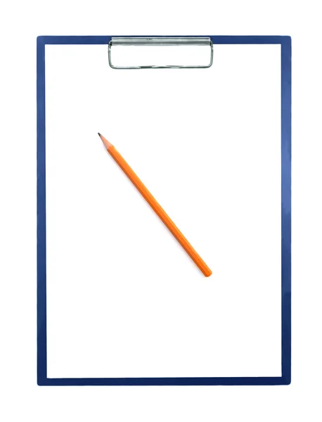 Formulär för poster med en penna — Stockfoto