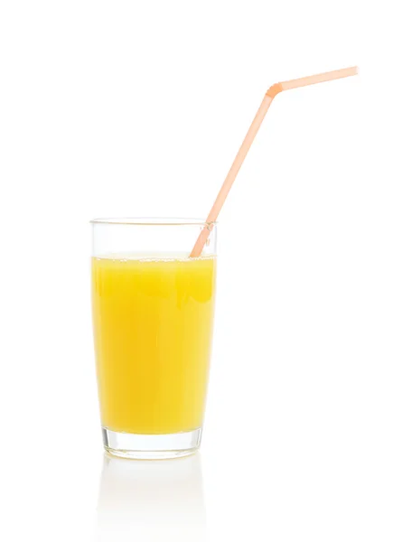 Glass with orange juice — Stock Photo, Image