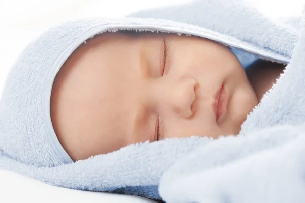 Baby handdoek in — Stockfoto