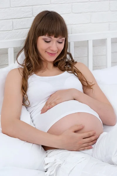 Mujer embarazada. — Foto de Stock