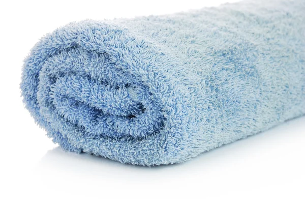 Голубое полотенце — стоковое фото