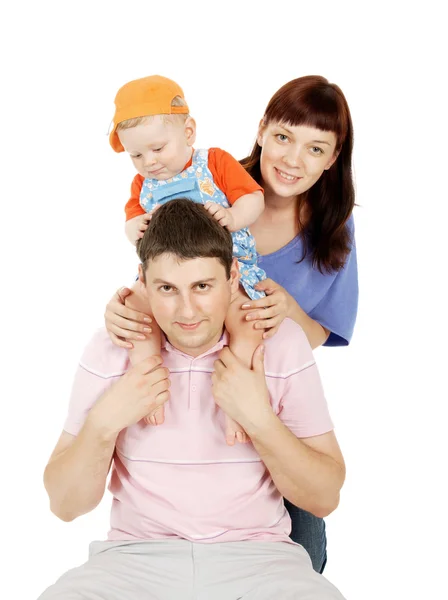 Glückliche Familie — Stockfoto