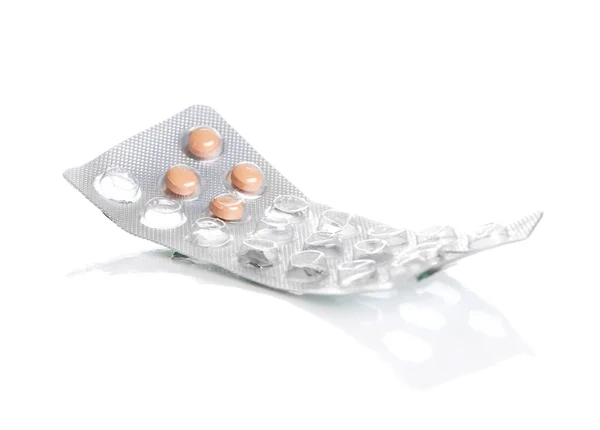 Tabletten in een pakket — Stockfoto