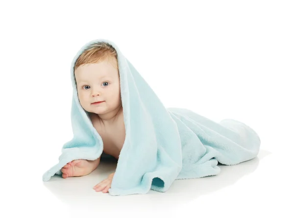 Boy after bathing — Stock Photo, Image