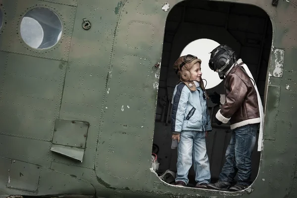 Jonge piloten — Stockfoto