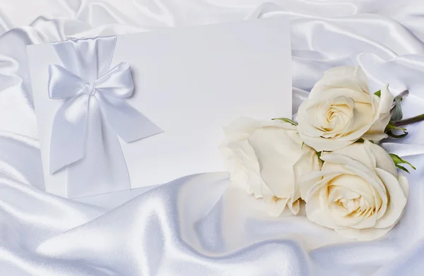 Bröllop inbjudan — Stockfoto