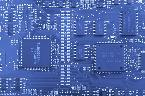 Elektronische Systemplatine — Stockfoto