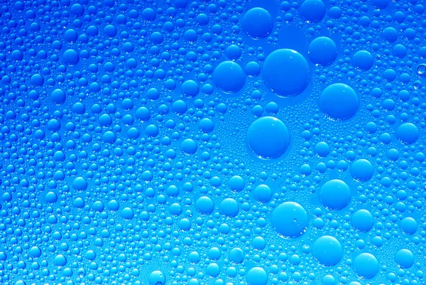 Druppels water op glas — Stockfoto