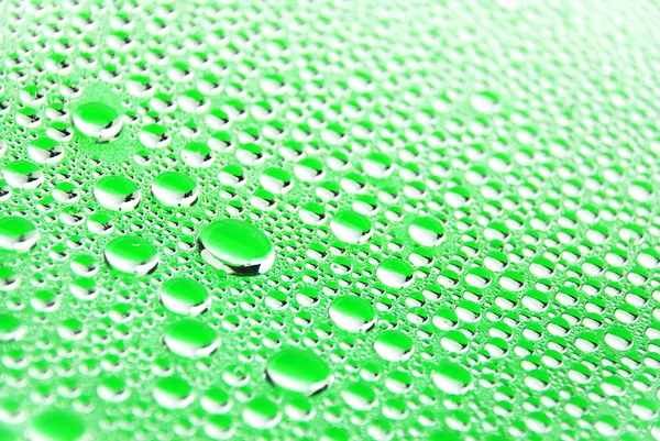 Drops of water on glass — Stock Photo, Image