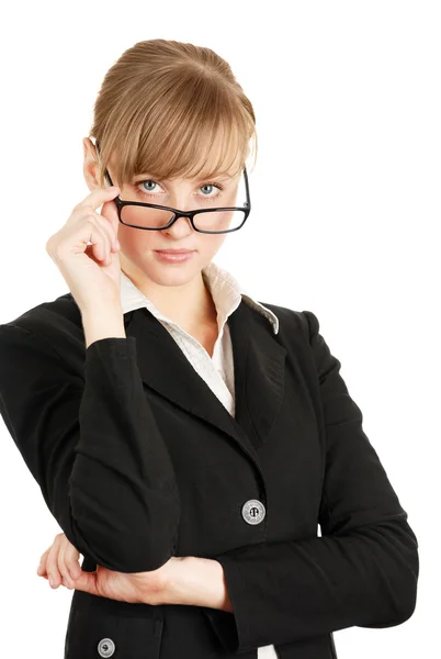 Woman with eyeglasses — Stock Photo, Image