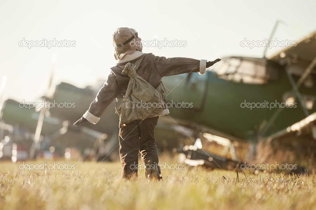 Young aviator