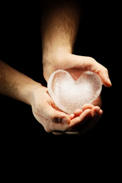 Ice heart — Stock Photo, Image