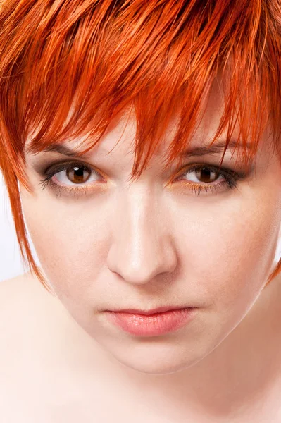 Girl with red hair — Stock Photo, Image