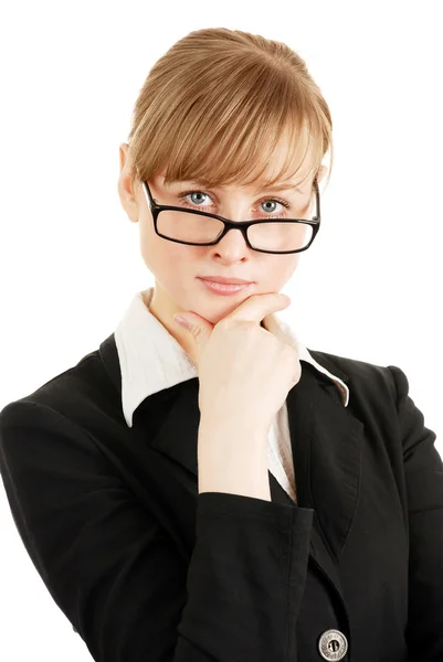 Woman with eyeglasses — Stock Photo, Image