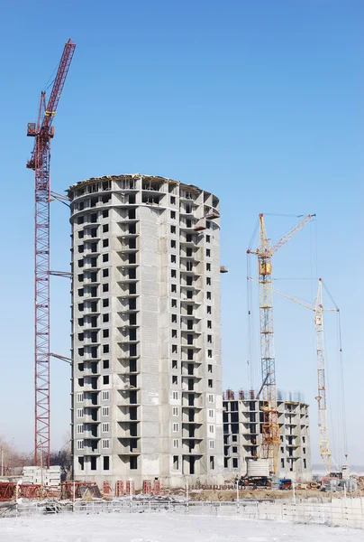 Edificio construido a gran altitud — Foto de Stock