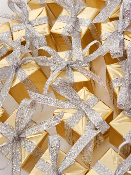 Boxes with gifts — Stock Photo, Image