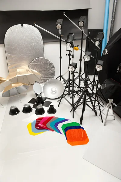 Equipment of photo studio — Stock Photo, Image