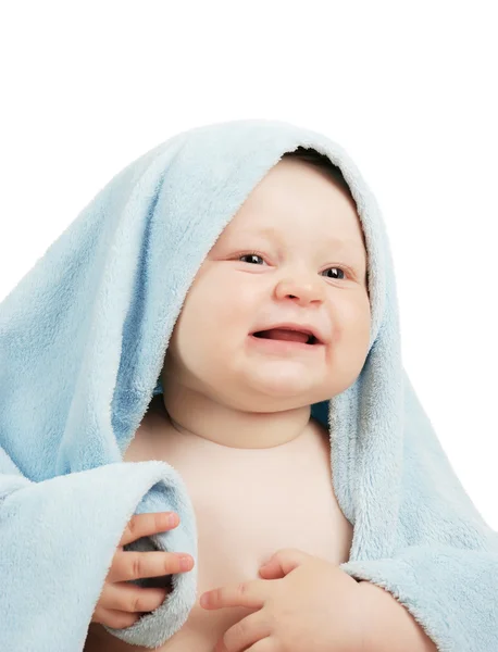 Niño después de bañarse —  Fotos de Stock