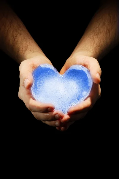 Ice heart — Stock Photo, Image