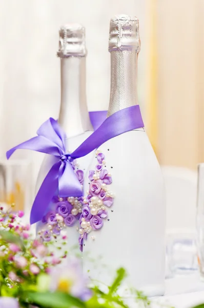 Decorated bottles — Stok fotoğraf