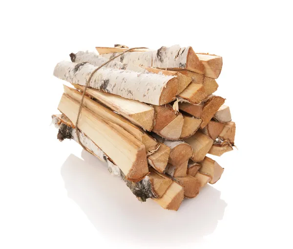 Protokoly palivového dřeva — Stock fotografie