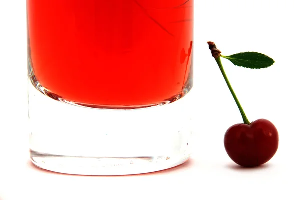 Juice of a sweet cherry — Stock Photo, Image