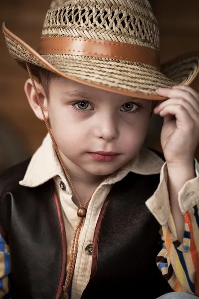 Piccolo cowboy — Foto Stock