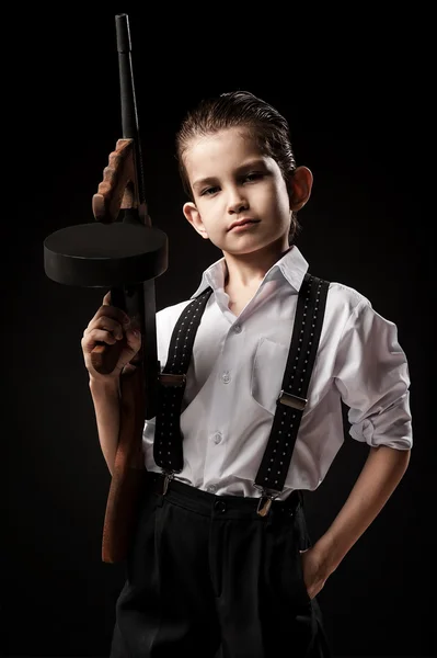 Gangster boy — Stock Photo, Image