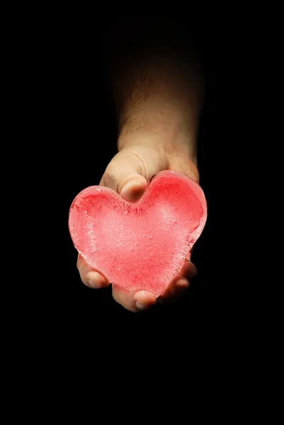 Ice heart — Stock Photo, Image