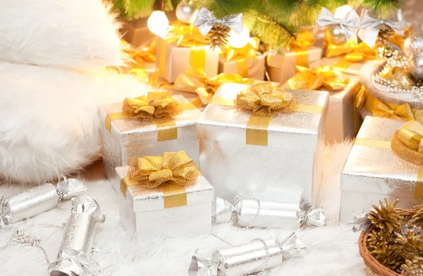 Boxes of presents — Stock Photo, Image