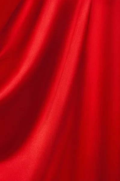 Red satiny textile — Stock Photo, Image