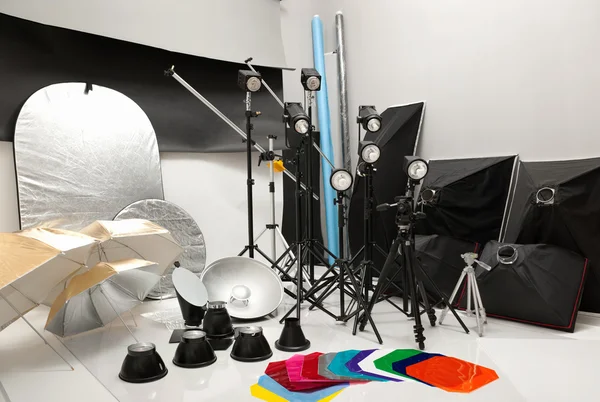 Equipment of photo studio — Stock Photo, Image