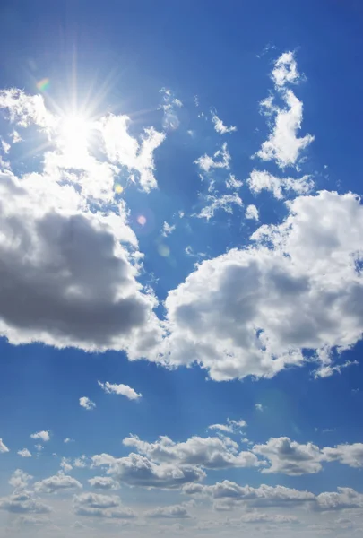 Blue sky with clouds — Stock Photo, Image