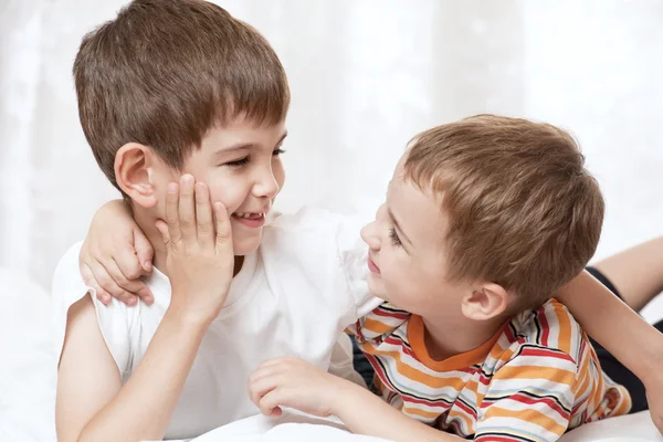 Portrait of two boys — Stock Photo, Image