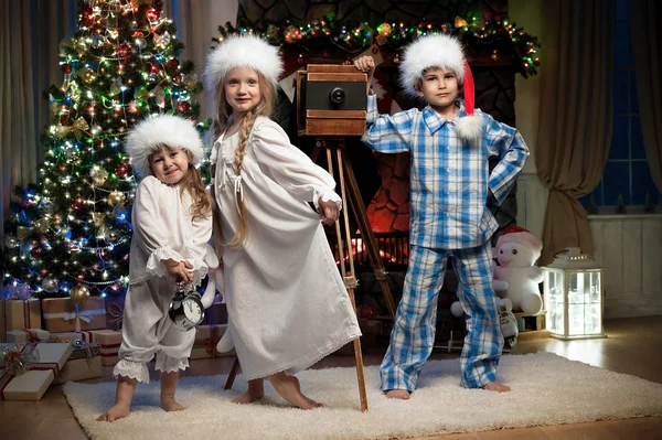 Children in the New Year — Stock Photo, Image