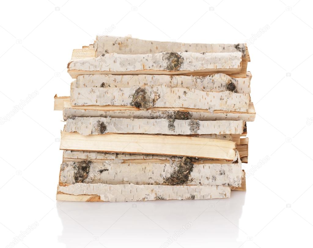 The logs of firewood