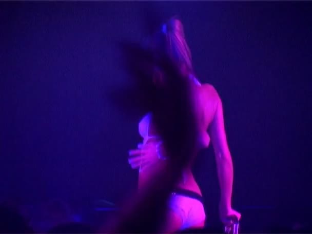 Tanzclub. Sequenz — Stockvideo