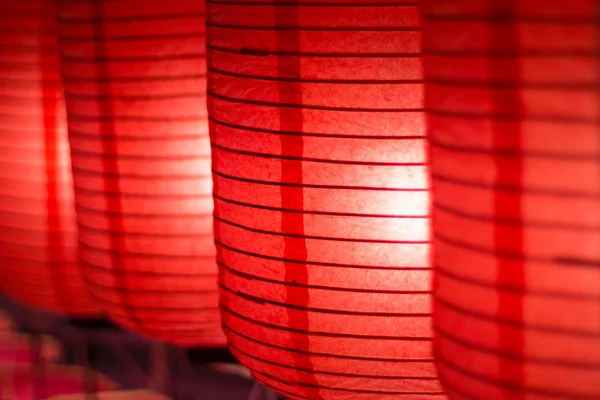 Close-up colorful international lanterns — Stock Photo, Image