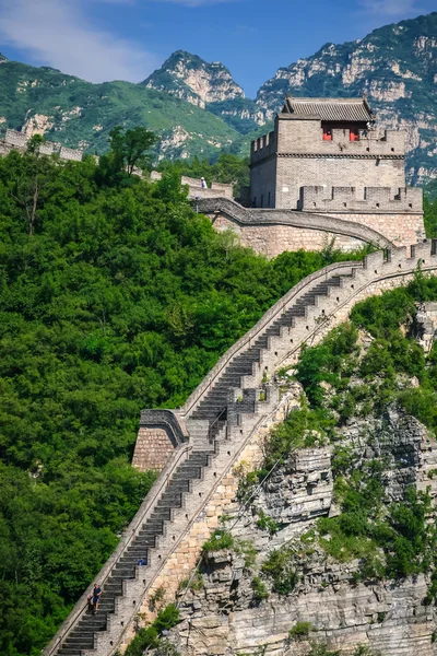 Suuri seinä Kiina — kuvapankkivalokuva