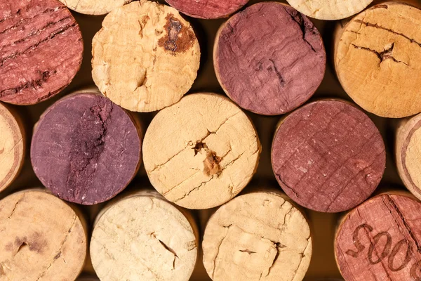 Close up of a cork wine