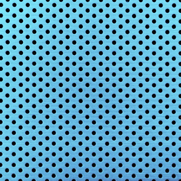 Blue metal grate background — Stock Photo, Image