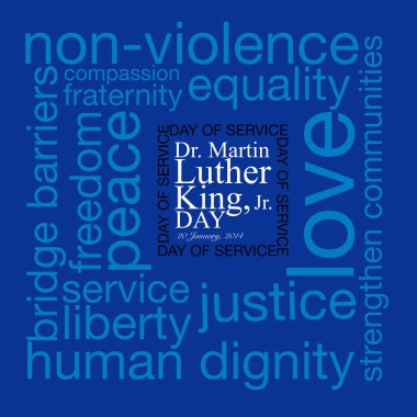 MLK, vatansever arka plan, dr. martin luther king, Jr gün hizmet