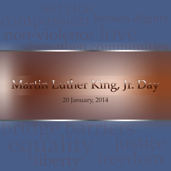 MLK, Patriotic background, Dr. Martin Luther King, Jr. Day of Service