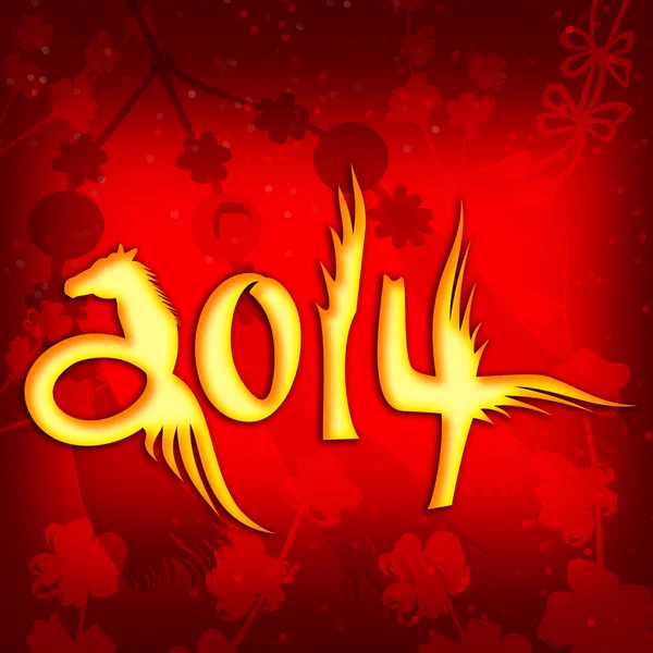 Chinese 2014 horse new year — Stock Photo, Image